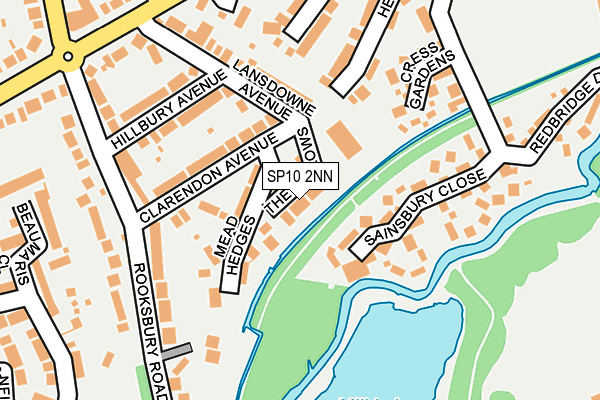 SP10 2NN map - OS OpenMap – Local (Ordnance Survey)
