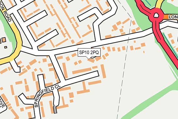 SP10 2PQ map - OS OpenMap – Local (Ordnance Survey)