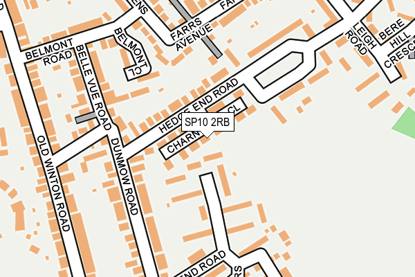 SP10 2RB map - OS OpenMap – Local (Ordnance Survey)