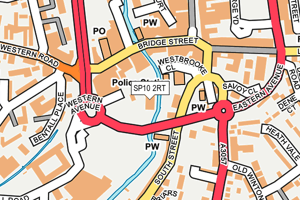 SP10 2RT map - OS OpenMap – Local (Ordnance Survey)