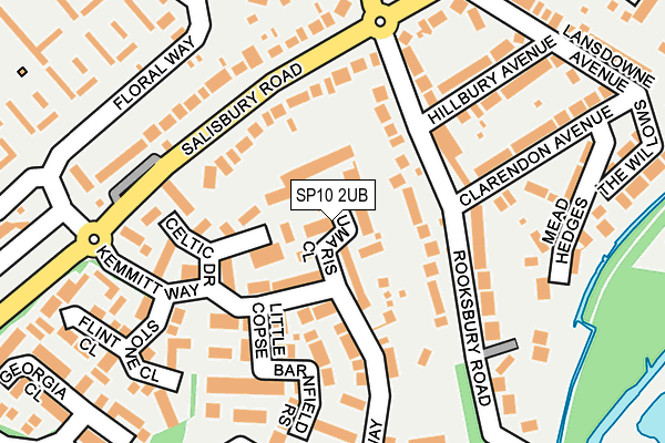 SP10 2UB map - OS OpenMap – Local (Ordnance Survey)