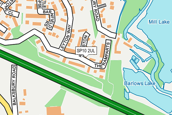 SP10 2UL map - OS OpenMap – Local (Ordnance Survey)
