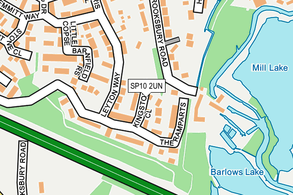 SP10 2UN map - OS OpenMap – Local (Ordnance Survey)