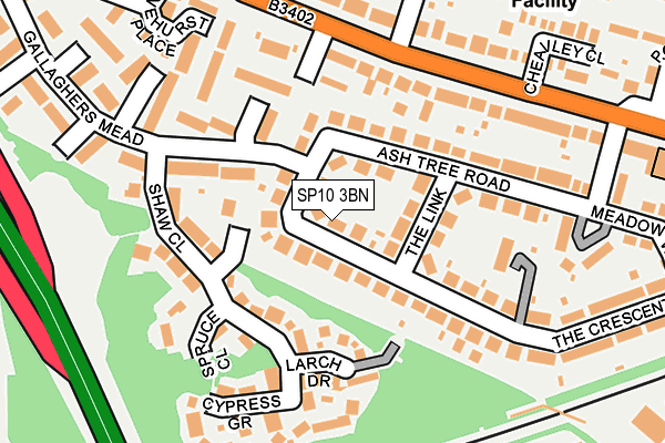 SP10 3BN map - OS OpenMap – Local (Ordnance Survey)