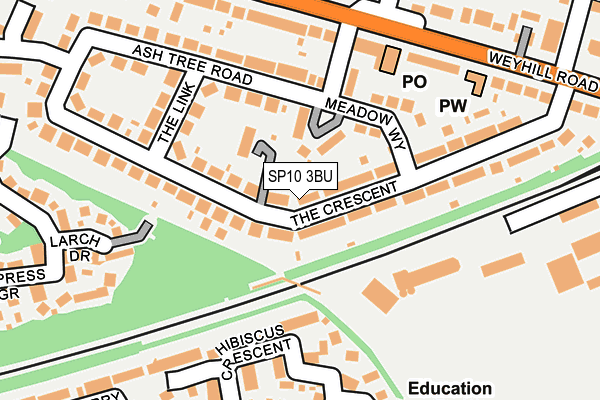 SP10 3BU map - OS OpenMap – Local (Ordnance Survey)