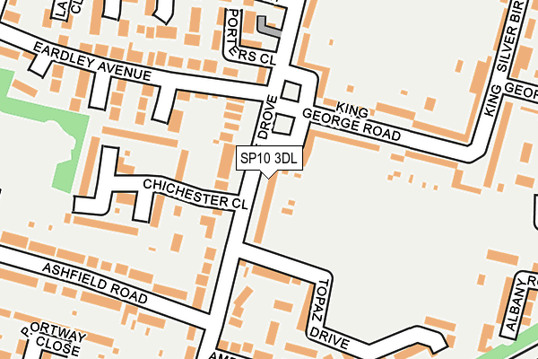 SP10 3DL map - OS OpenMap – Local (Ordnance Survey)