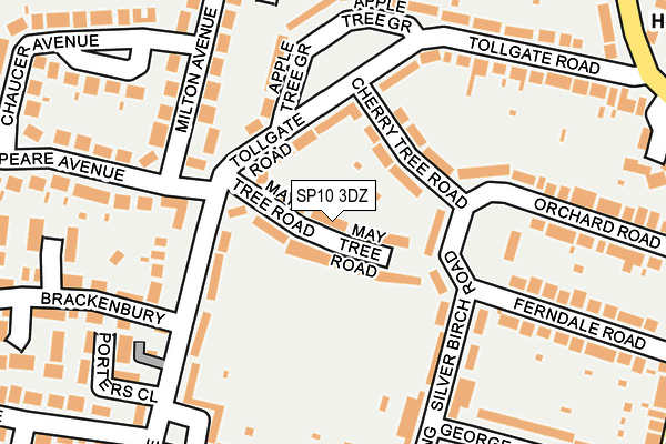 SP10 3DZ map - OS OpenMap – Local (Ordnance Survey)