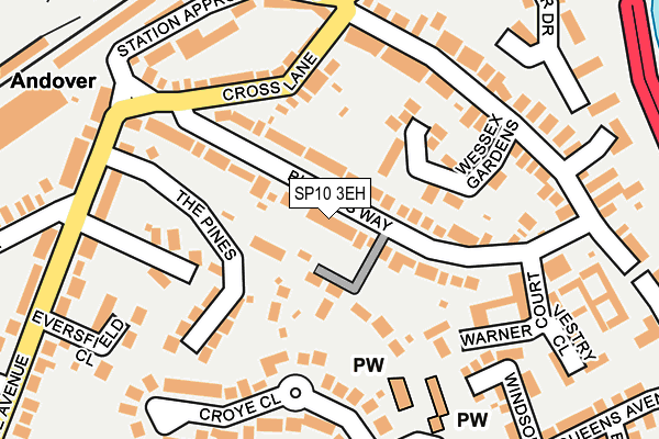 SP10 3EH map - OS OpenMap – Local (Ordnance Survey)