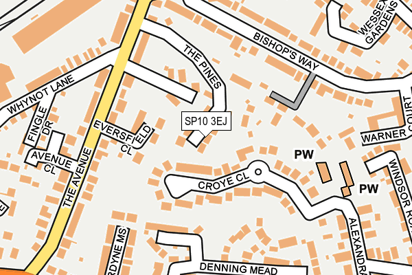 SP10 3EJ map - OS OpenMap – Local (Ordnance Survey)