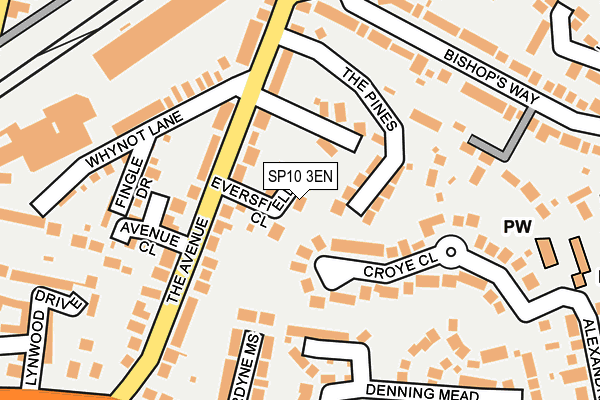 SP10 3EN map - OS OpenMap – Local (Ordnance Survey)