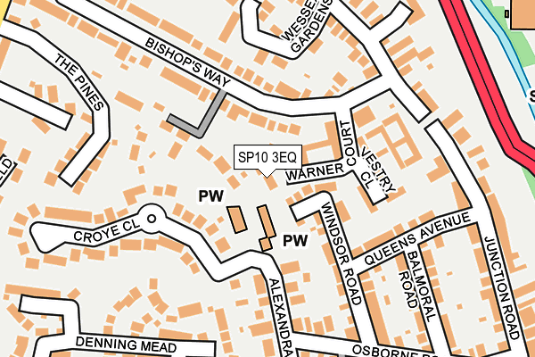 SP10 3EQ map - OS OpenMap – Local (Ordnance Survey)