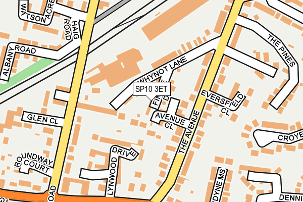 SP10 3ET map - OS OpenMap – Local (Ordnance Survey)