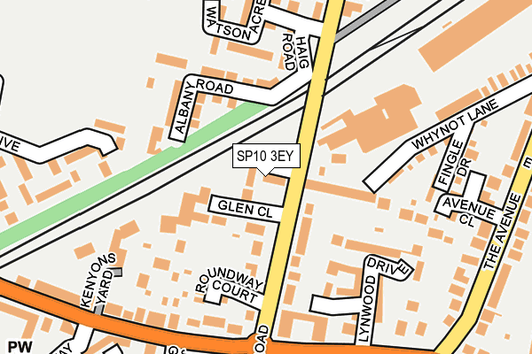 SP10 3EY map - OS OpenMap – Local (Ordnance Survey)