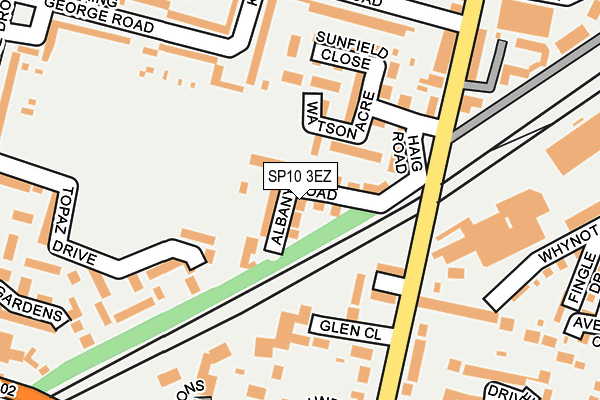 SP10 3EZ map - OS OpenMap – Local (Ordnance Survey)