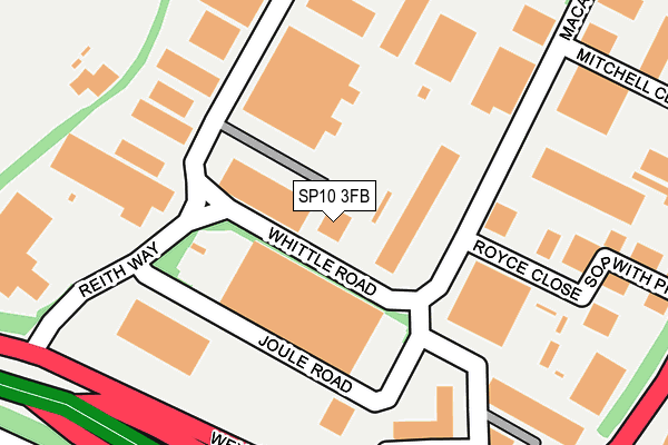 SP10 3FB map - OS OpenMap – Local (Ordnance Survey)