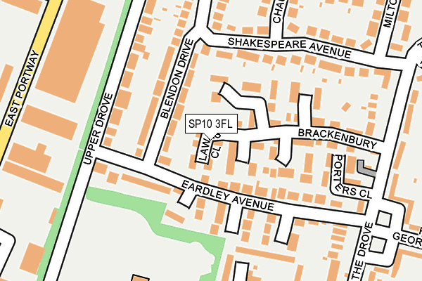 SP10 3FL map - OS OpenMap – Local (Ordnance Survey)