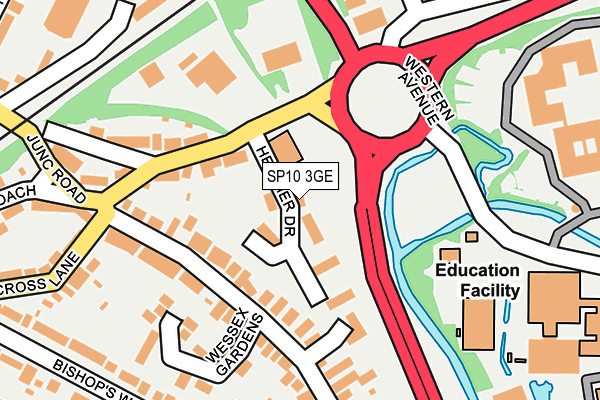 SP10 3GE map - OS OpenMap – Local (Ordnance Survey)