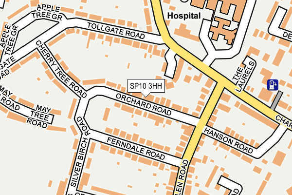 SP10 3HH map - OS OpenMap – Local (Ordnance Survey)