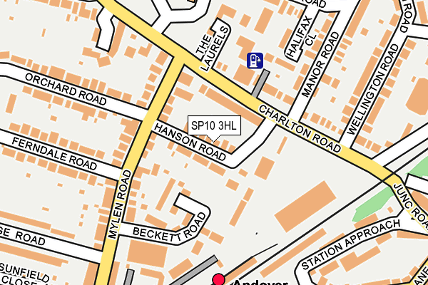 SP10 3HL map - OS OpenMap – Local (Ordnance Survey)