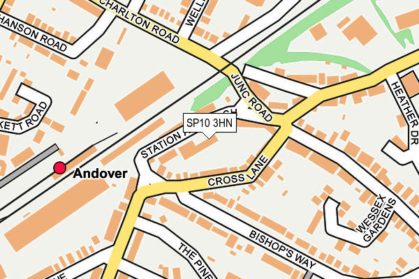 SP10 3HN map - OS OpenMap – Local (Ordnance Survey)