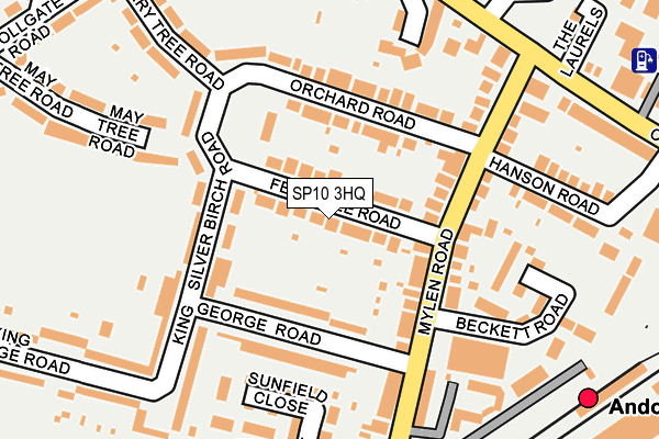 SP10 3HQ map - OS OpenMap – Local (Ordnance Survey)