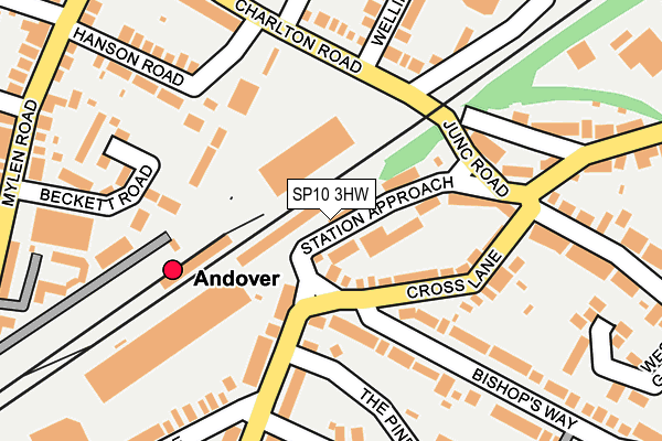 SP10 3HW map - OS OpenMap – Local (Ordnance Survey)