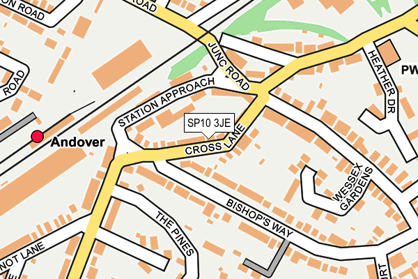 SP10 3JE map - OS OpenMap – Local (Ordnance Survey)