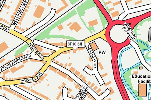 SP10 3JH map - OS OpenMap – Local (Ordnance Survey)