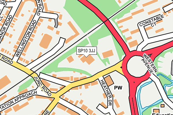 SP10 3JJ map - OS OpenMap – Local (Ordnance Survey)