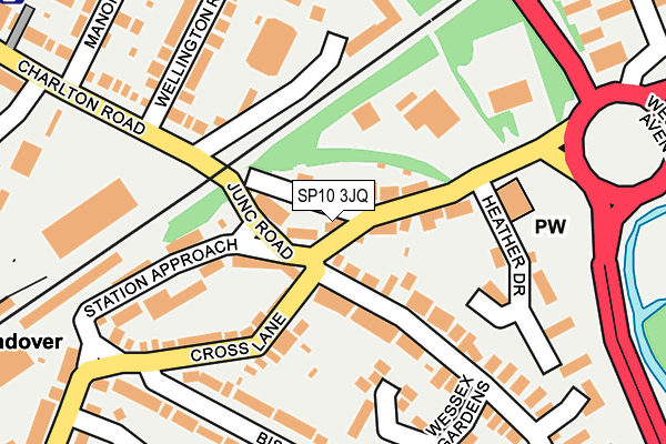 SP10 3JQ map - OS OpenMap – Local (Ordnance Survey)
