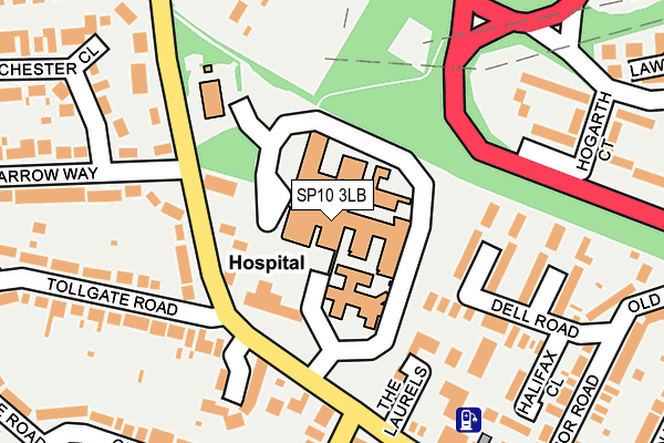 SP10 3LB map - OS OpenMap – Local (Ordnance Survey)
