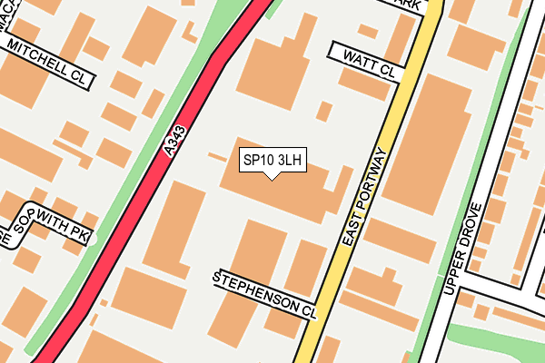 SP10 3LH map - OS OpenMap – Local (Ordnance Survey)