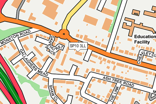 SP10 3LL map - OS OpenMap – Local (Ordnance Survey)
