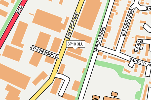 SP10 3LU map - OS OpenMap – Local (Ordnance Survey)