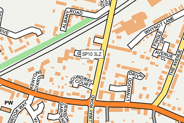 SP10 3LZ map - OS OpenMap – Local (Ordnance Survey)