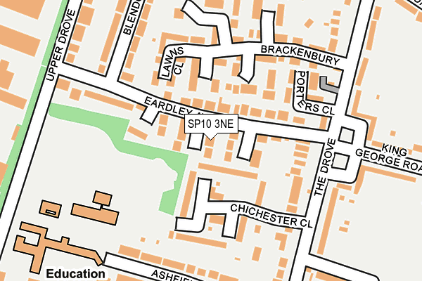 SP10 3NE map - OS OpenMap – Local (Ordnance Survey)