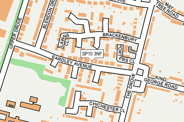 SP10 3NF map - OS OpenMap – Local (Ordnance Survey)