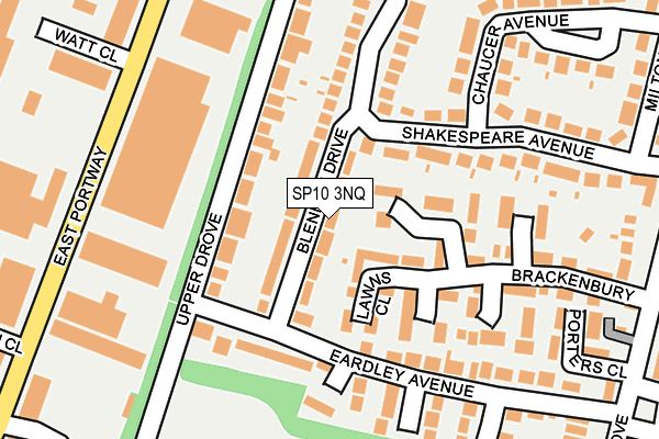 SP10 3NQ map - OS OpenMap – Local (Ordnance Survey)