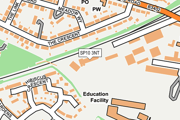 SP10 3NT map - OS OpenMap – Local (Ordnance Survey)