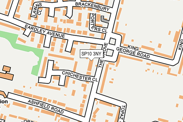 SP10 3NY map - OS OpenMap – Local (Ordnance Survey)