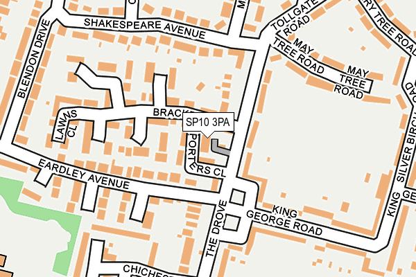 SP10 3PA map - OS OpenMap – Local (Ordnance Survey)