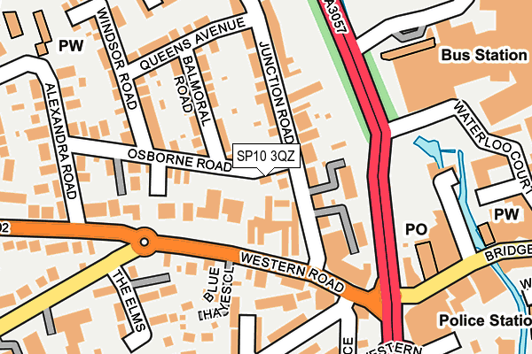 SP10 3QZ map - OS OpenMap – Local (Ordnance Survey)