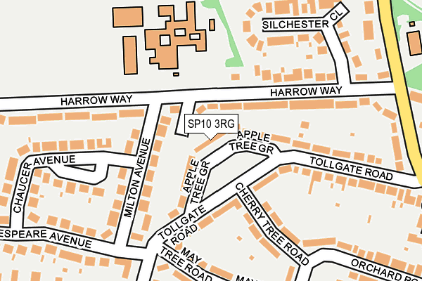 SP10 3RG map - OS OpenMap – Local (Ordnance Survey)