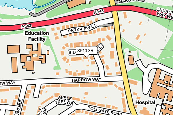 SP10 3RL map - OS OpenMap – Local (Ordnance Survey)