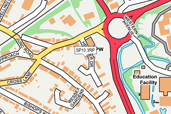 SP10 3RP map - OS OpenMap – Local (Ordnance Survey)