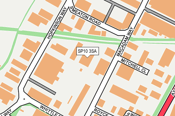 SP10 3SA map - OS OpenMap – Local (Ordnance Survey)