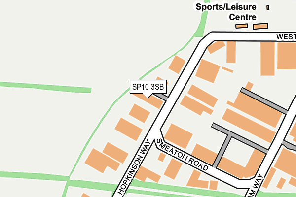 SP10 3SB map - OS OpenMap – Local (Ordnance Survey)