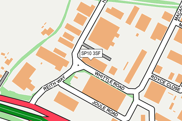 SP10 3SF map - OS OpenMap – Local (Ordnance Survey)