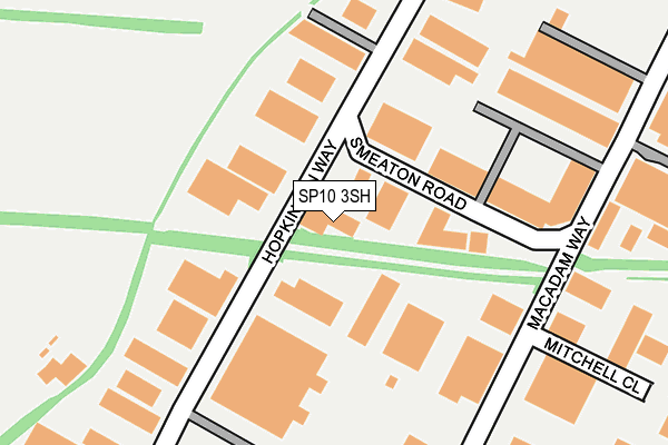 SP10 3SH map - OS OpenMap – Local (Ordnance Survey)