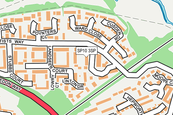 SP10 3SP map - OS OpenMap – Local (Ordnance Survey)